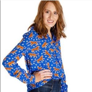 beachlunchlounge Alanna Tiger King Blouse